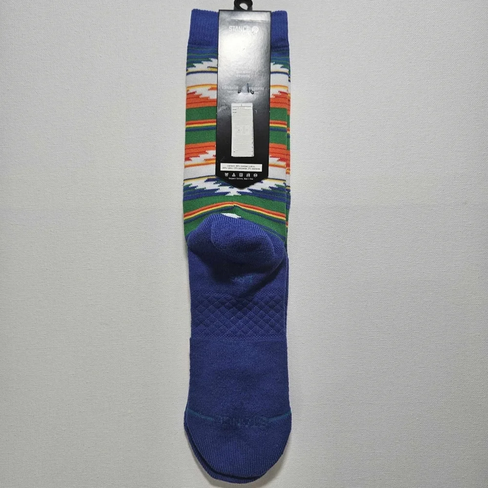 Dwyane Wade Socks Collection Stance Crew‎ Height Blue White Orange Mid Cushion